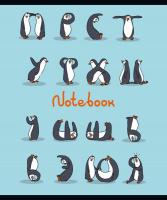 Тетрадь А5  96л кл. ПЗБМ "Звери-Буквы" твин-лак, белизна 100%