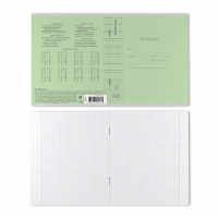 Тетрадь А5 12л кл. Erich Krause  пласт.обл. "Классика CoverPrо", зелёный