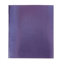 Тетрадь А5  96л кл. скоба бумвинил Hatber "Фиолетовая Metallic"