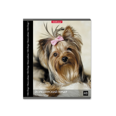 Тетрадь А5 48л кл. Erich Krause " Энциклопедия, Собаки мини-пород"