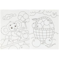 Раскраска "Чебурашка" 20*25см 16стр.