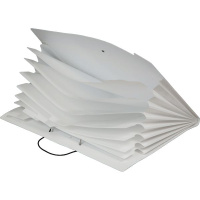 Папка  8 отд. на резин. А4 Bloom Garden, тиснение фольгой