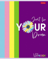 Тетрадь А5 48л кл. Hatber "Выбери настроение" 5диз.в спайке, белизна 98%