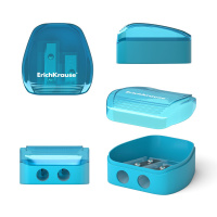 Точилка пласт. с контейнером  2 отв. DUO