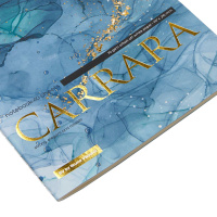 Записная книжка А5  40л. картон, мягк.пер. "Carrara. Bright" лин.