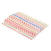 Трубочка д/коктейля "Цветные" 70шт, 19см