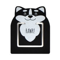 Набор закладок картонных фигурных "Кот и пес" 5*6см