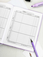 Дневник универсальн. обл. 7БЦ "Сиреневые звезды" глянц.лам., тисн.фольгой, 48 л.