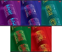 Тетрадь А5 48л кл. Hatber "TYPE IT", метал., выб. лак., белизна 100%