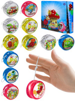 Игрушка Йо-Йо "Весёлые насекомые" 5,5см, свет