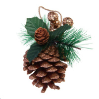Декор новогодний 7*10см "Шишка"