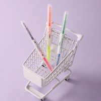 Набор двусторонних текстовыделителей "Deli" 6 цв., 1-5мм, скошен. наконечник