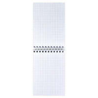 Блокнот А6  80л гребень "Смайлики-сердечки" клетка