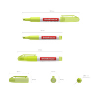 Набор текстовыделителей ЕК Liquid Visioline V-11 Mini Neon 4 цв. (желтый, зеленый, розовый, голубой)