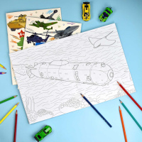 Раскраска "Военные раскраски. Военные раскраски" А4, 16стр.