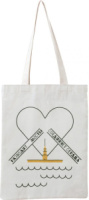 Сумка 34*41см "СПб. Мосты, Петропавловка, сердце"