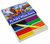 Пластилин  8цв 140гр. Фантазия, восковой, со стеком, карт.упак.