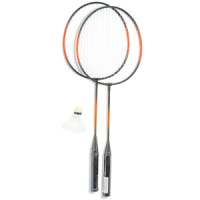 Ракетки для бадминтона 2шт, металл, волан, в сумке