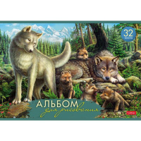 Альбом А4 32л скоба "Давай дружить"  пл. 100 гр/м