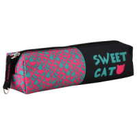 Пенал-косметичка (200*40*45) молния, микрофибра "Котосладости"