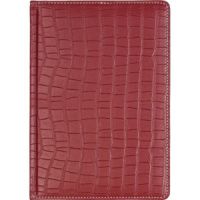 Алфавитная книга А5  64л. "Wild" бордовая, иск.кожа, тв. обложка