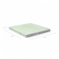 Тетрадь А5 18л лин. Erich Krause  пласт.обл. "Классика CoverPrо", зеленая