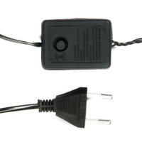 Гирлянда электрическая  5м 50LED светодиодная, зеленый провод, 220В, мультицвет