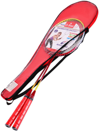 Ракетки для бадминтона 2шт, металл