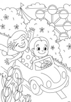 Раскраска "Веселые картинки. Веселое путешествие" А5, 16стр.