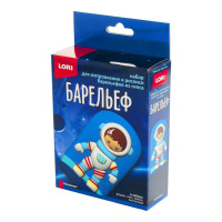 Барельефы из гипса "Космонавт"