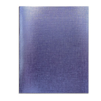 Тетрадь А5  48л ЛИН. скоба бумвинил Hatber "Фиолетовая Metallic" белизна 98%