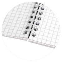 Тетрадь А5  80л кл. гребень "Светофор любви" выб.твин-лак, печать по фольге