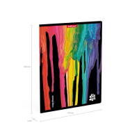 Тетрадь А5 48л кл. Erich Krause "Color Drips,", УФ-лак выборочный