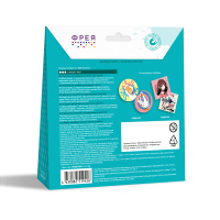 Картина по номерам на холсте на магните 9*9см "Яркие фрукты"  2 шт