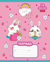 Тетрадь А5 12л кл. Hatber "Зайкины истории" 5 диз.в блоке, белизна 100%