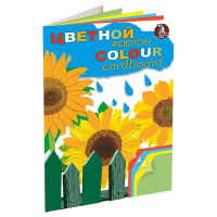 Картон цв. А3  4цв 12листов, глянец