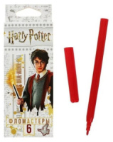 Фломастеры   6цв "Hatber. Гарри Поттер" вентилир.колпачок
