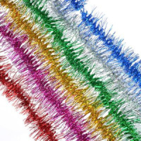 Мишура  6см*2м, ПВХ , 6 цветов