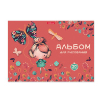 Альбом А4 20л клеевой кор. "Autumn Walk"