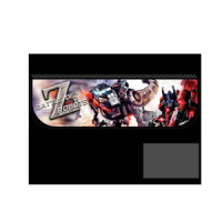 Папка для труда А4 1 отд. липучка, с ручками Битва роботов