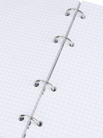 Тетрадь  А5 120л кл. на кольцах Проф-Пресс "Надпись на черном - 1" твин.лак, хол.фольга