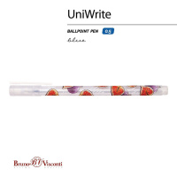 Ручка гелевая BV  0,5мм "UniWrite. Fresh & fruity. Инжир" синяя