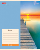 Тетрадь А5 24л кл. Hatber "Nature" 5 диз.в блоке, белизна 98%