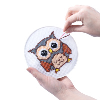 Набор  для вышивания крестиком "Совёнок" (с пяльцами)
