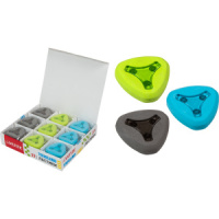 Ластик deVENTE "Triolino" 41*42*10мм, синт. каучук, треугольный с пласт.держателем