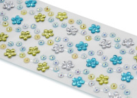 Стразы клеевые "Цветочки" акриловые 27,5*15-20см