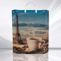 Пакет 35*28см (55мк) с петлевой ручкой "Утро" ПВД