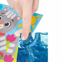 Аппликация из фольги 13*16см "Совенок"  3+