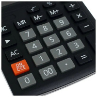 Калькулятор  10 разр. Skainer настольный  двойное питание черный