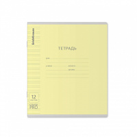 Тетрадь А5 12л лин.узкая Erich Krause  пласт.обл. "Классика CoverPrо", ассорти